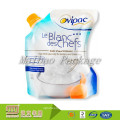 Material laminado fabricante de Guangzhou Plástico Stand Up Embalaje de grado alimenticio Impresión personalizada Sputled diseños de bolsa de leche